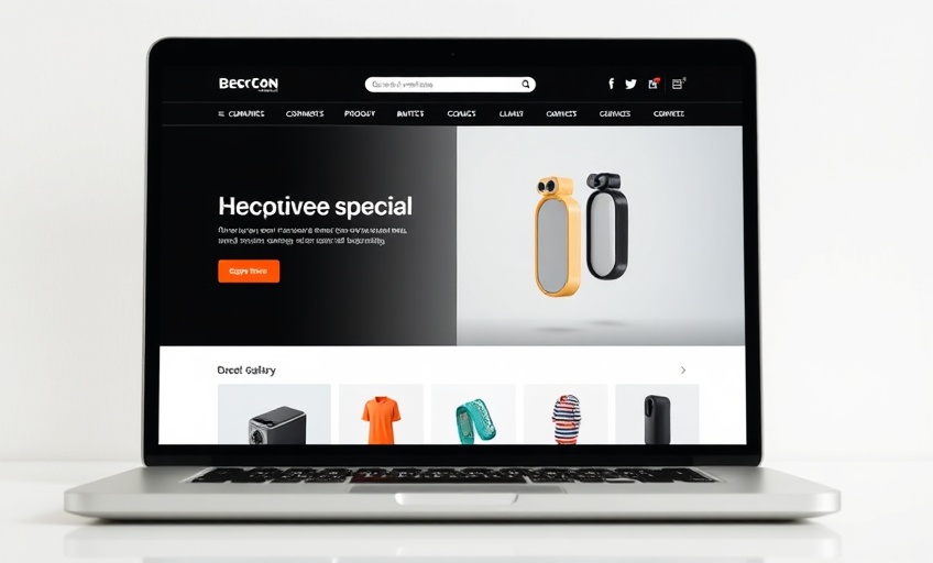 E-Ticaret Platformu örnek arayüz