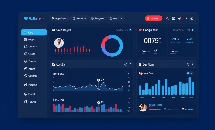 Portföy web sitesi arayüzü